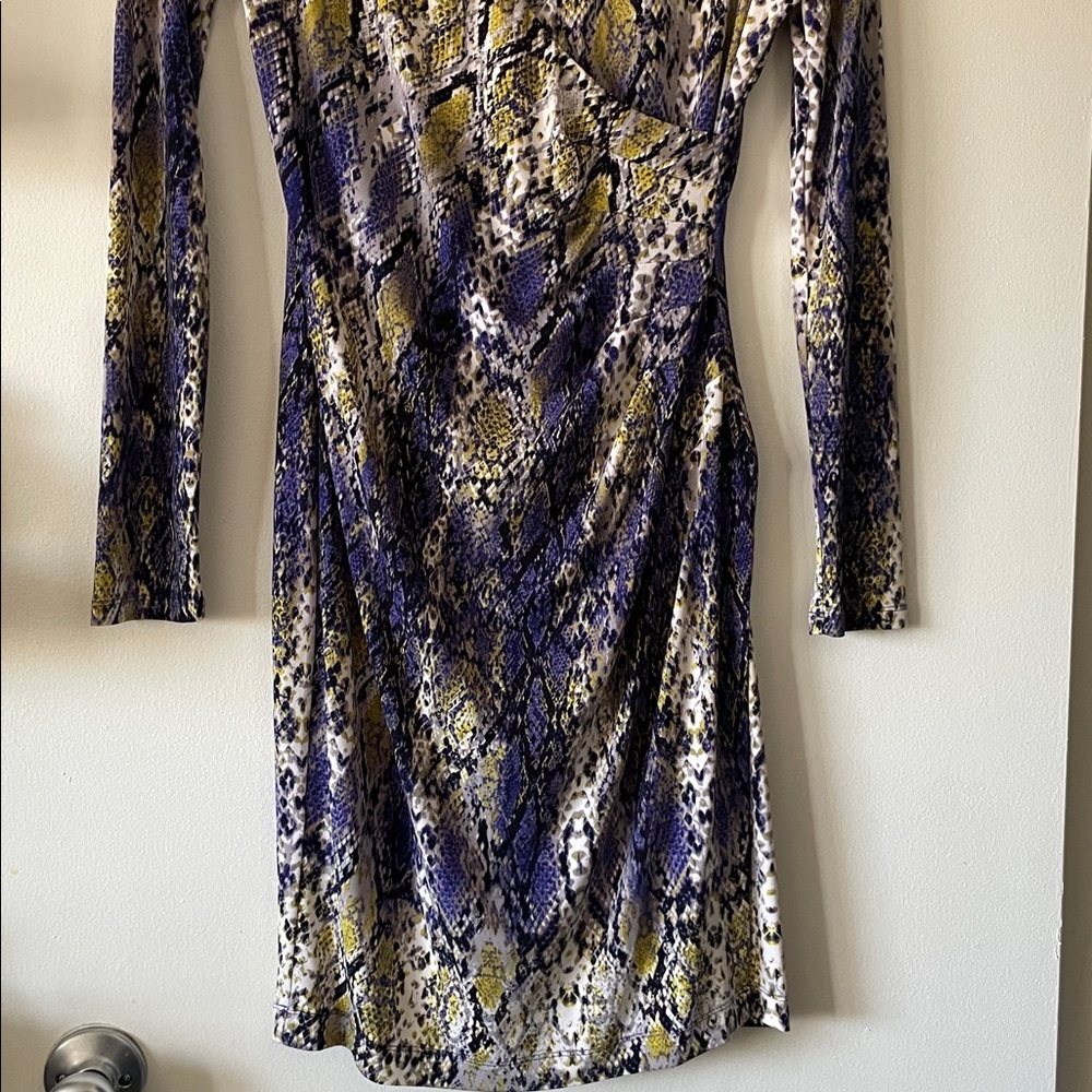 CALVIN KLEIN Python print wrap dress - image 2